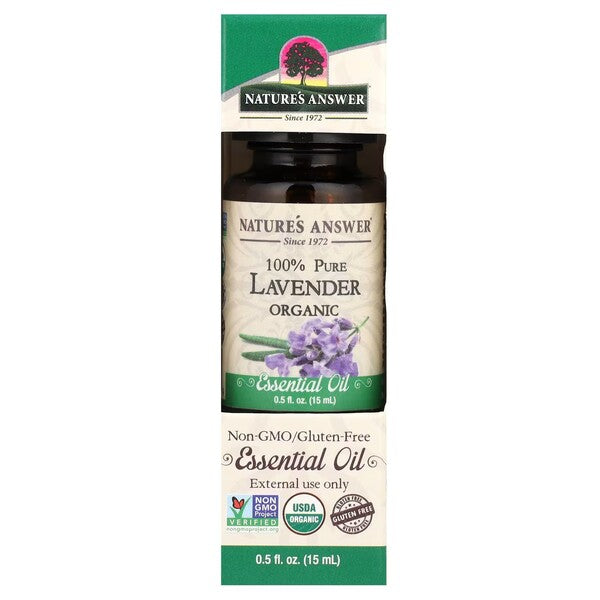 Nature's Answer 100% Pure Lavender Essential Oil - 15 ml.