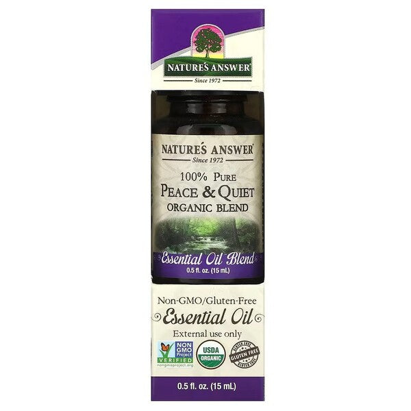 Nature's Answer 100% Pure Peace & Quiet Blend Essential Oil - 15 ml.