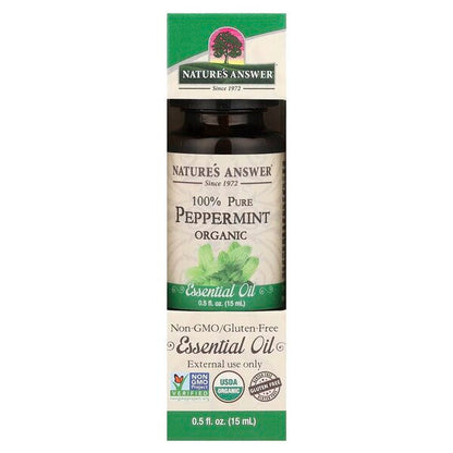 Nature's Answer 100% Pure Peppermint Essential Oil - 15 ml.