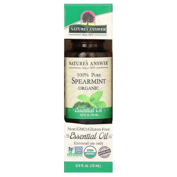 Nature's Answer 100% Pure Spearmint Essential Oil - 15 ml.