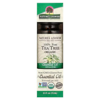 Nature's Answer 100% Pure Tea Tree Essential Oil - 15 ml.