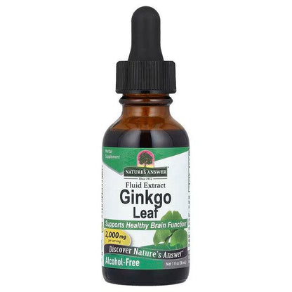 Nature's Answer Ginkgo Leaf, 2000mg - 30 ml.