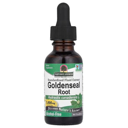 Nature's Answer Goldenseal Root, 1000mg - 30 ml.