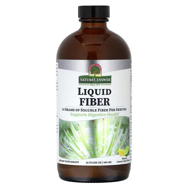 Nature's Answer Liquid Fiber, Lemon-Lime - 480 ml.