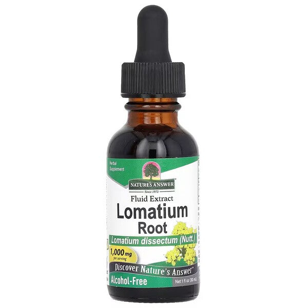 Nature's Answer Lomatium Root, 1000mg - 30 ml.