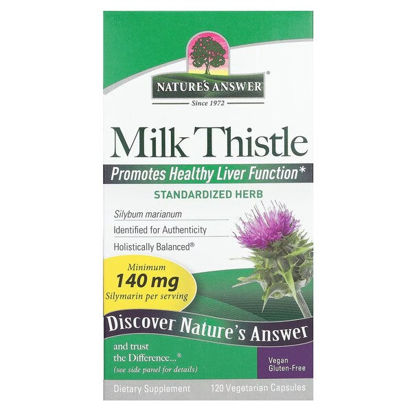 Nature's Answer Milk Thistle - 120 vcaps