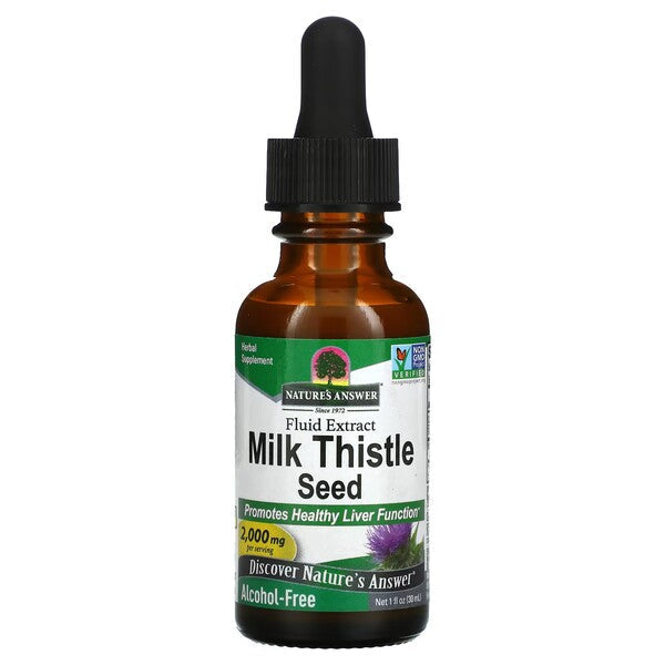 Nature's Answer Milk Thistle Seed Extract, 2000mg - 30 ml.