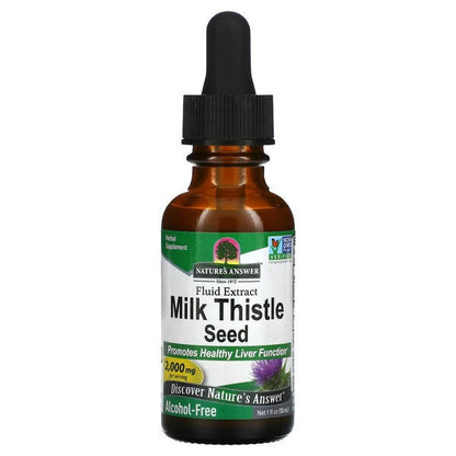 Nature's Answer Milk Thistle Seed Extract, 2000mg - 30 ml.