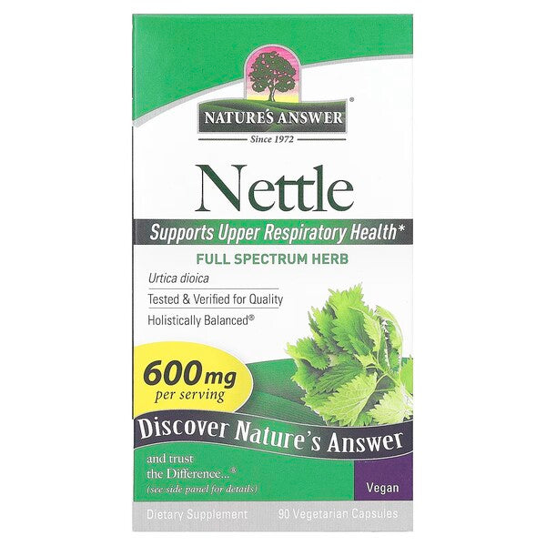 Nature's Answer Nettle, 600mg - 90 vcaps