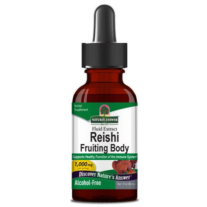Nature's Answer Reishi Fruiting Body, 1000mg - 30 ml.