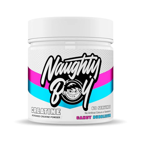 Naughty Boy Creatine, Candy Bubblegum - 300g