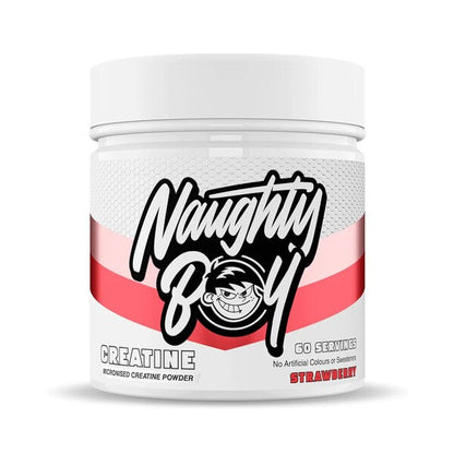 Naughty Boy Creatine, Strawberry - 300g