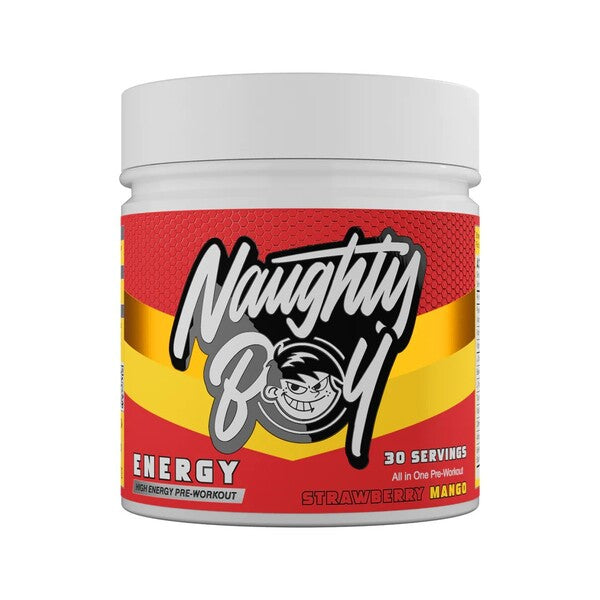 Naughty Boy Energy, Strawberry Mango - 390g