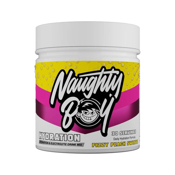 Naughty Boy Hydration, Fizzy Peach Sweets - 255g