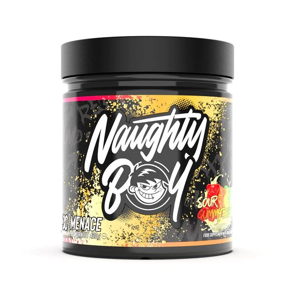 Naughty Boy Menace VitaCholine + Taurine, Sour Gummy Bears - 420g