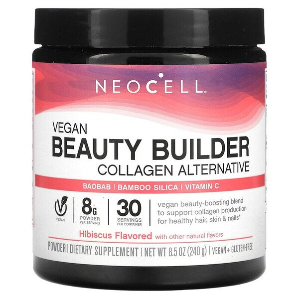 NeoCell Vegan Beauty Builder Collagen Alternative, Hibiscus - 240g