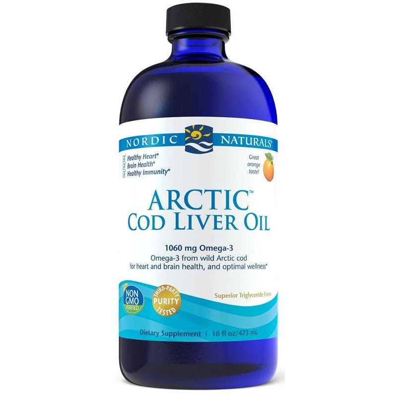 Nordic Naturals Arctic Cod Liver Oil, 1060mg Orange - 473 ml.