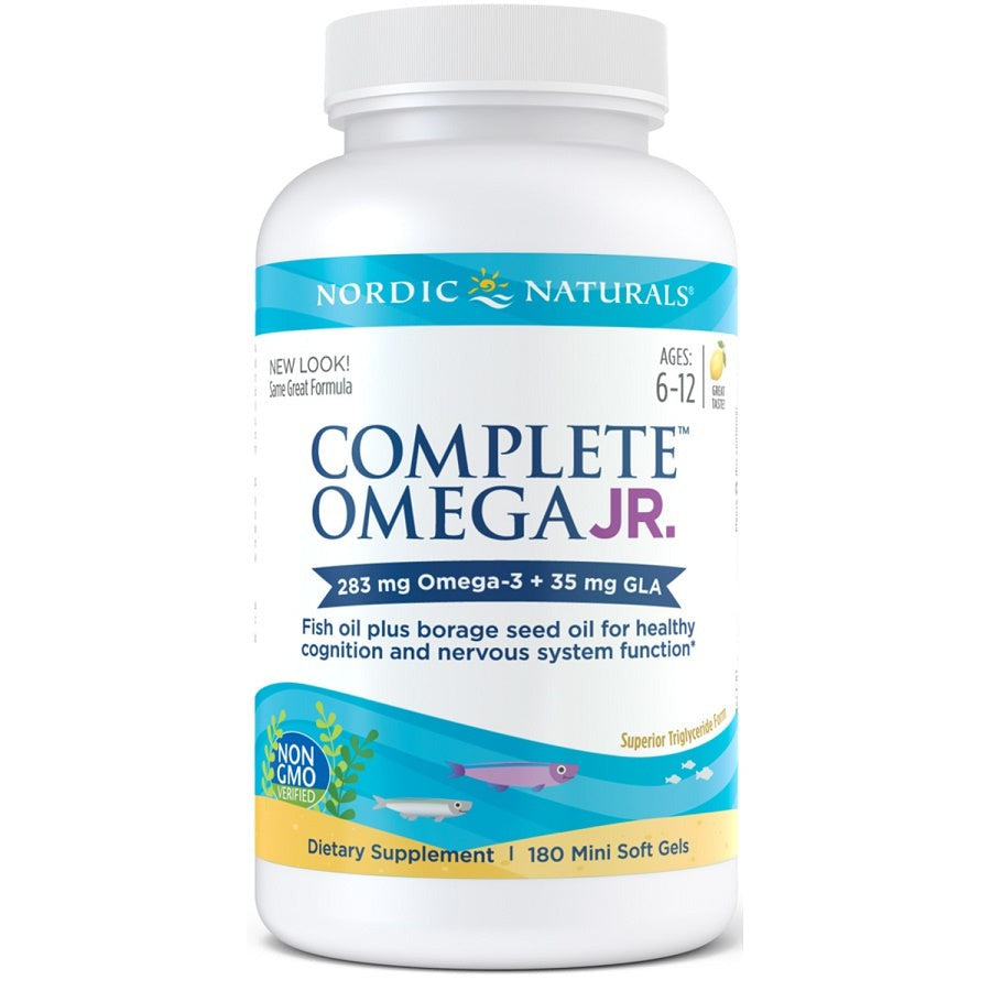 Nordic Naturals Complete Omega Junior, 283mg Lemon - 180 mini softgels