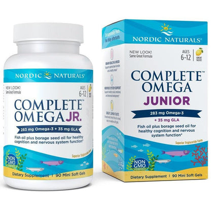Nordic Naturals Complete Omega Junior, 283mg Lemon - 90 mini softgels