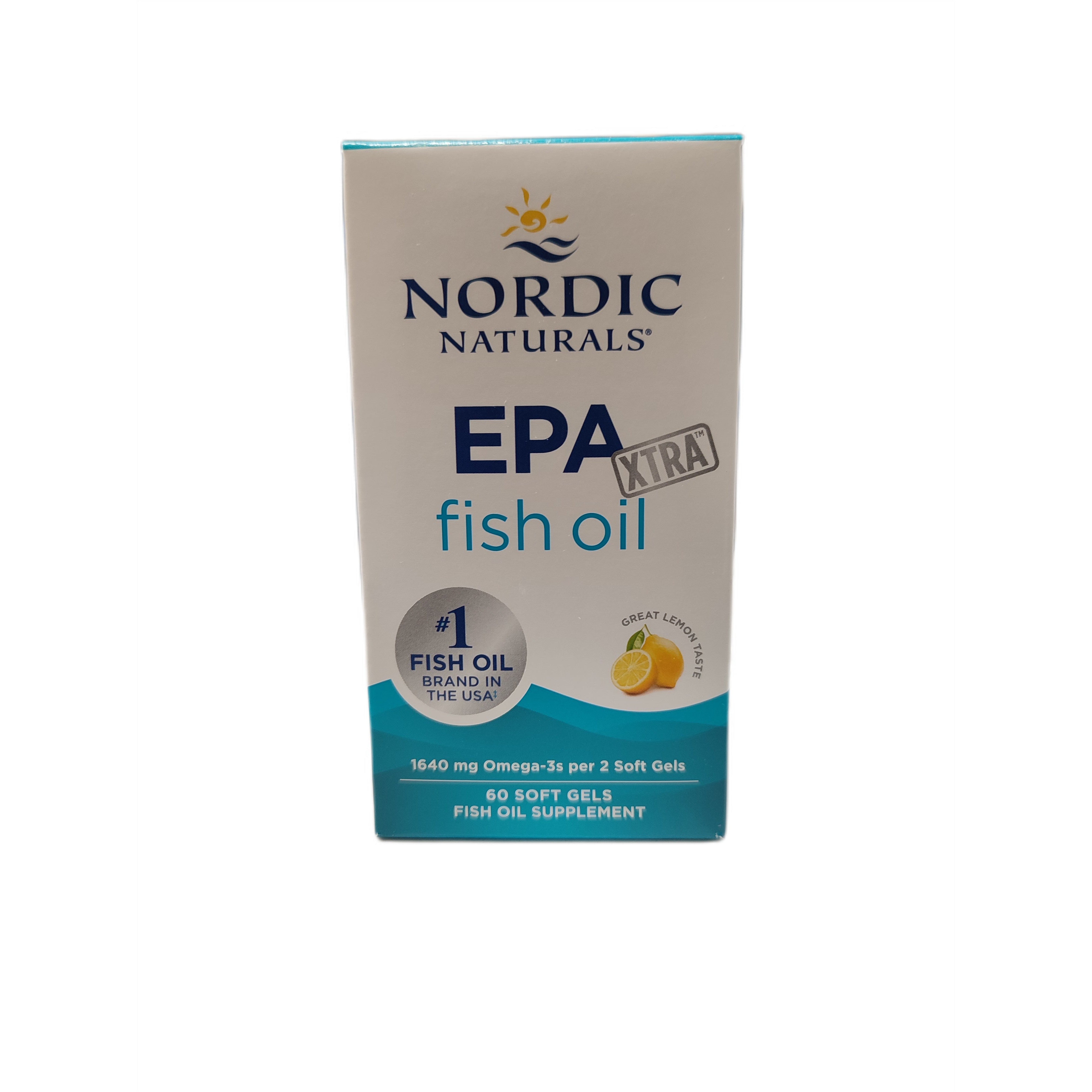 Nordic Naturals EPA Xtra Fish Oil, 1640mg Lemon - 60 softgels