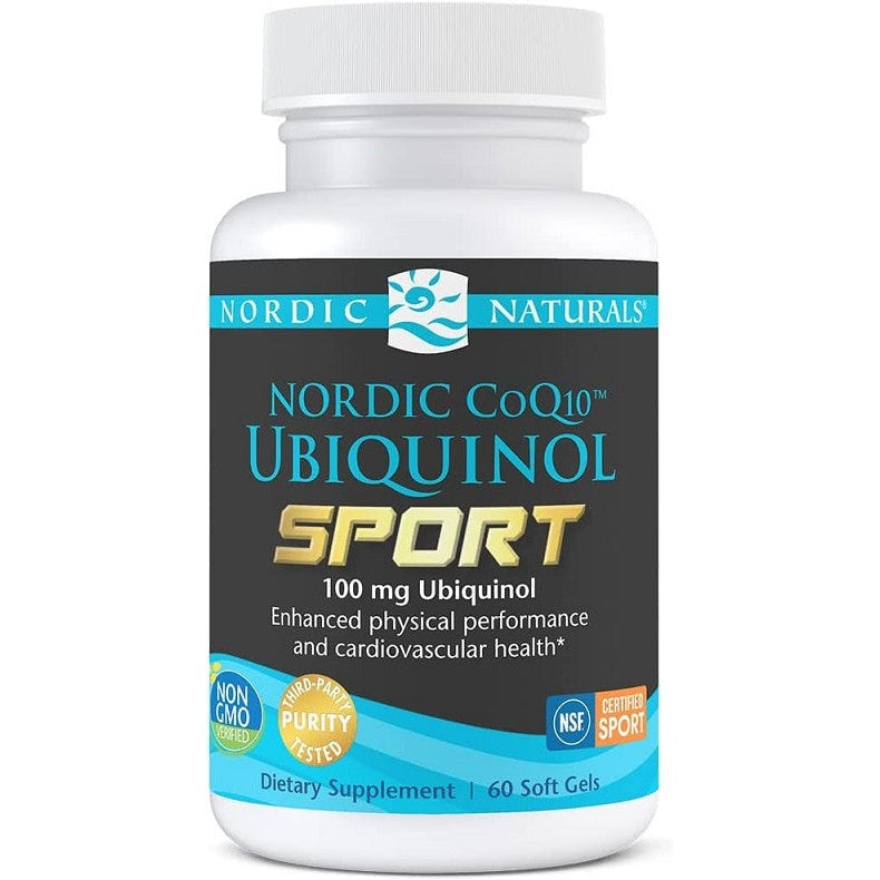 Nordic Naturals Nordic CoQ10 Ubiquinol Sport, 100mg - 60 softgels