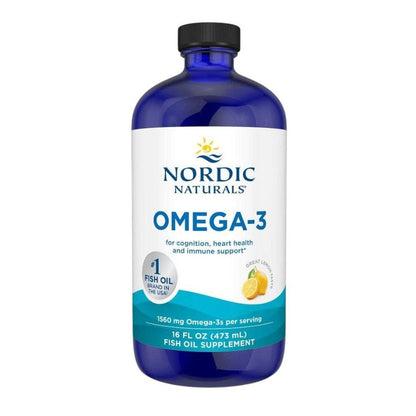 Nordic Naturals Omega-3, 1560mg Lemon - 473 ml.