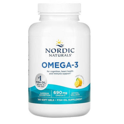 Nordic Naturals Omega-3, 690mg Lemon (EAN 768990891199) - 180 softgels