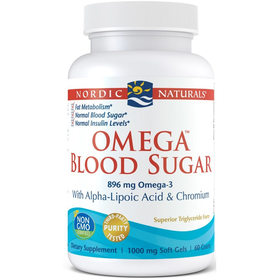 Nordic Naturals Omega Blood Sugar, 896mg - 60 softgels