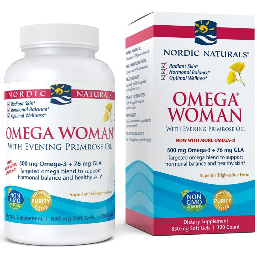 Nordic Naturals Omega Woman, 500mg - 120 softgels