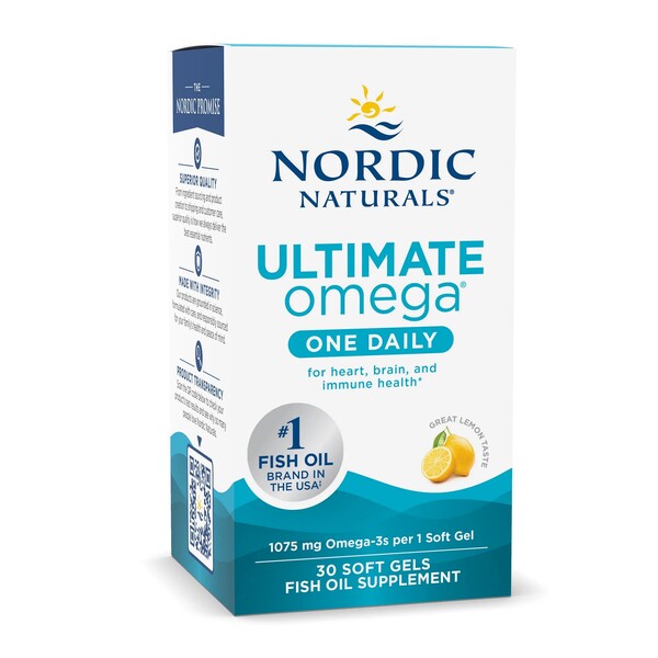 Nordic Naturals Ultimate Omega One Daily, 1075mg Lemon - 30 softgels