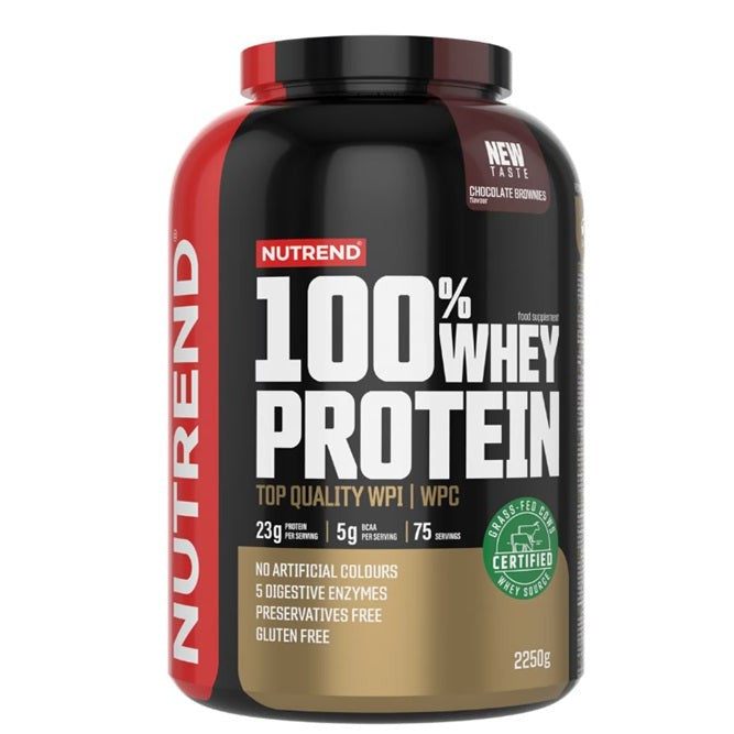 Nutrend 100% Whey Protein, Chocolate Brownies - 2250g