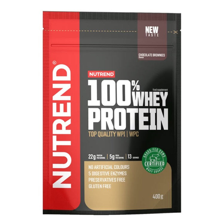Nutrend 100% Whey Protein, Chocolate Brownies - 400g
