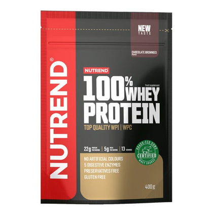 Nutrend 100% Whey Protein, Chocolate Brownies - 400g