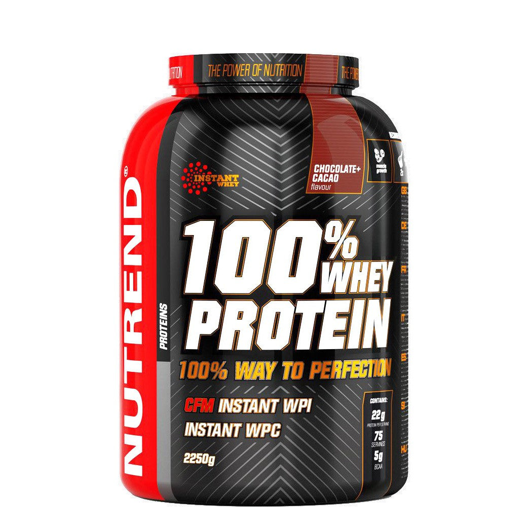 Nutrend 100% Whey Protein, Chocolate Cocoa - 2250g