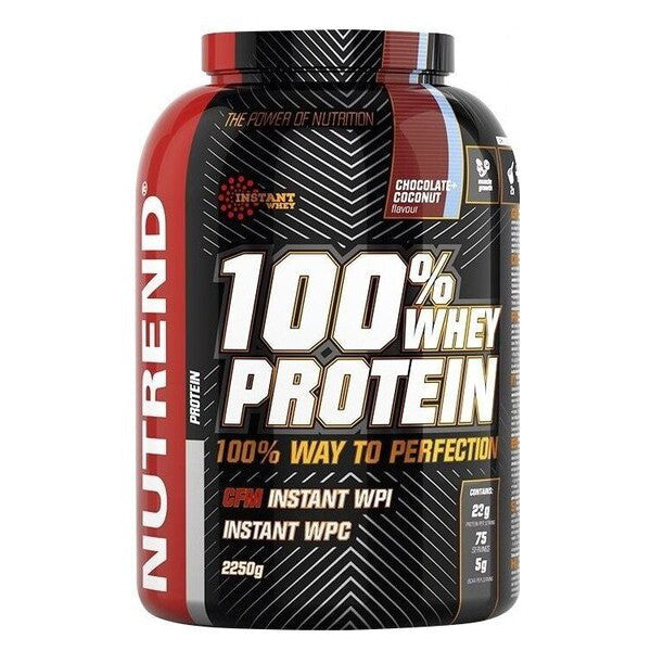Nutrend 100% Whey Protein, Chocolate Coconut - 2250g