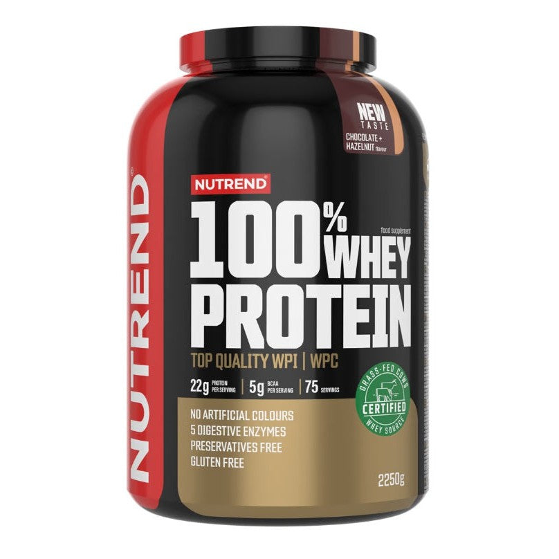Nutrend 100% Whey Protein, Chocolate & Hazelnut - 2250g
