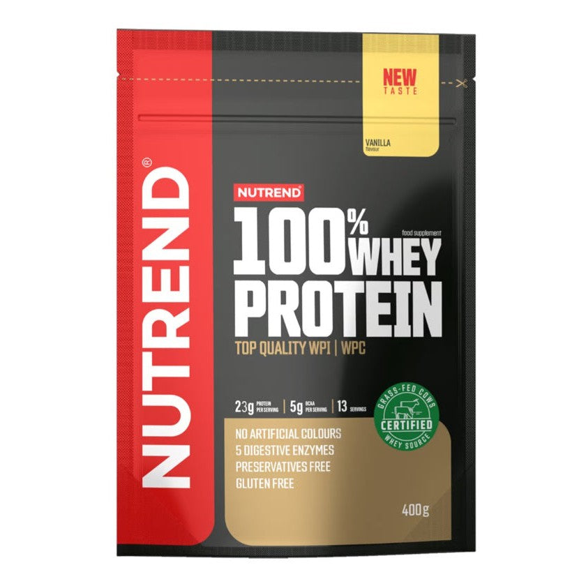 Nutrend 100% Whey Protein, Vanilla - 400g