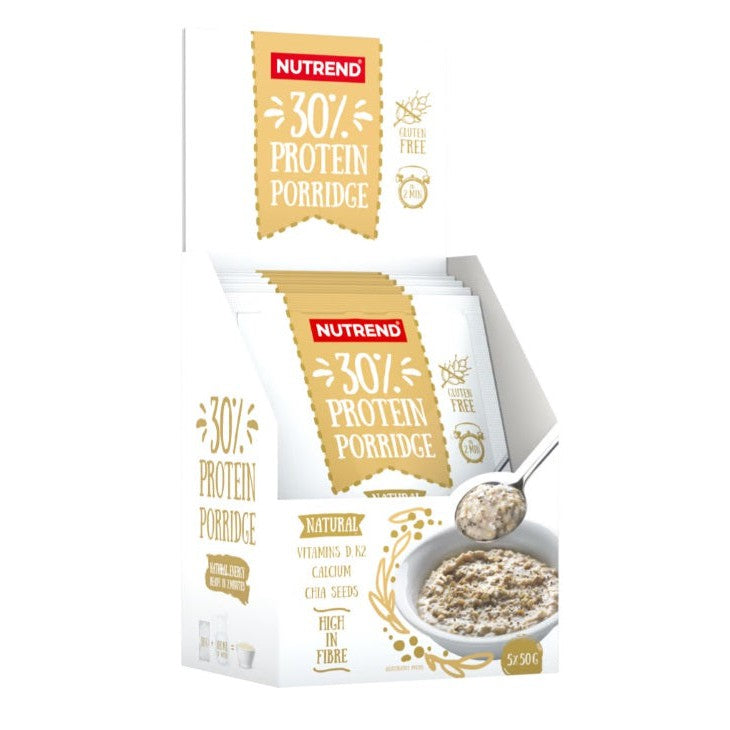 Nutrend 30% Protein Porridge, Natural - 5 x 50g