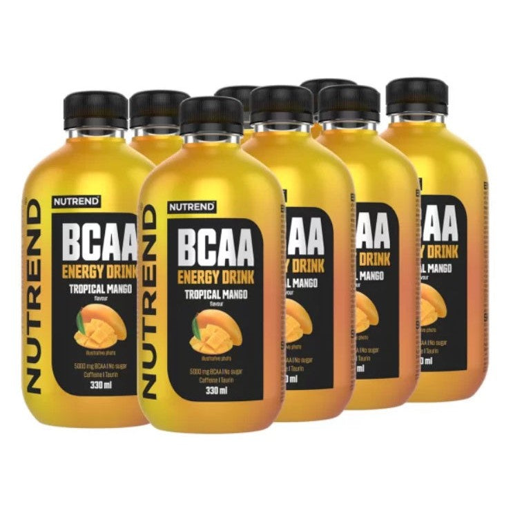 Nutrend BCAA Energy Drink, Tropical Mango - 8 x 330 ml.