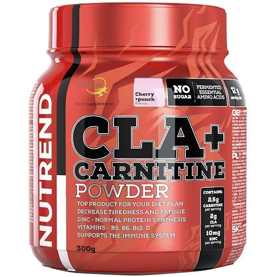 Nutrend CLA + Carnitine Powder, Cherry + Punch - 300g