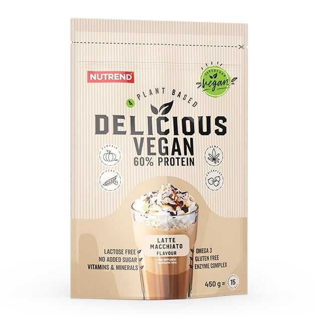 Nutrend Delicious Vegan, Latte Macchiato - 450g