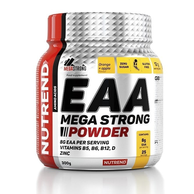 Nutrend EAA Mega Strong Powder, Orange + Apple - 300g