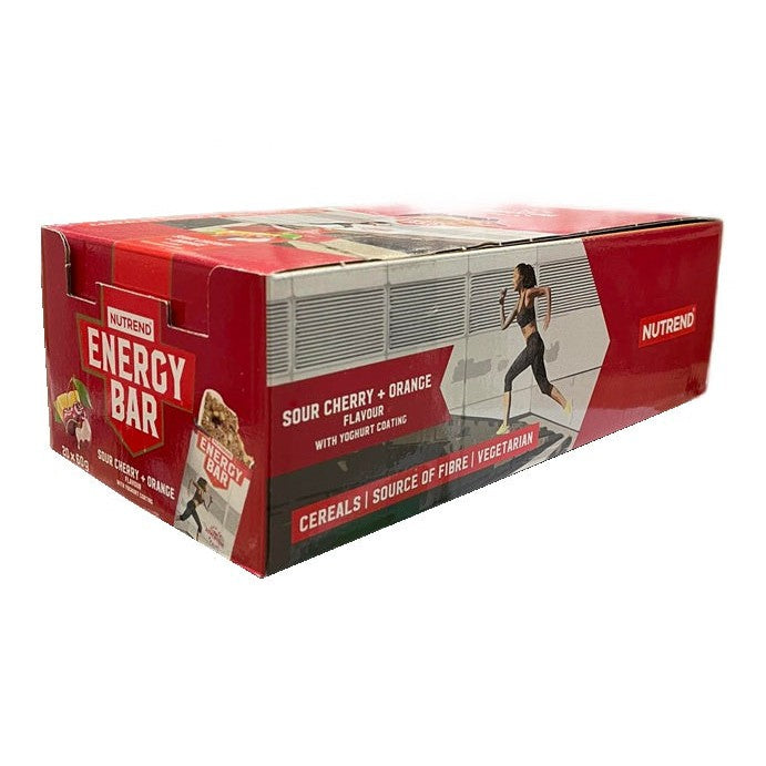 Nutrend Energy Bar, Sour Cherry + Orange - 20 x 60g