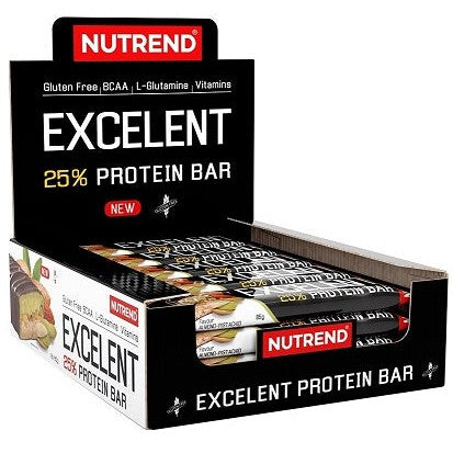 Nutrend Excelent 25% Protein Bar, Chocolate & Nuts - 18 x 85g
