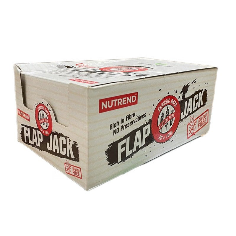 Nutrend Flapjack Gluten Free, Chocolate + Banana with Dark Chocolate - 20 x 100g