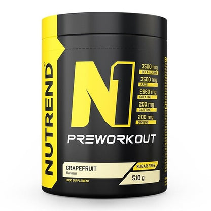 Nutrend N1 Pre-Workout, Grapefruit - 510g