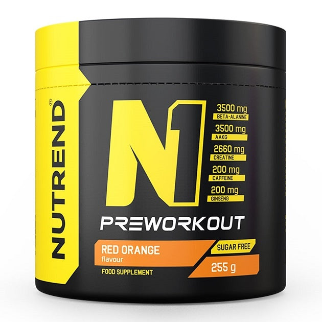 Nutrend N1 Pre-Workout, Red Orange - 255g