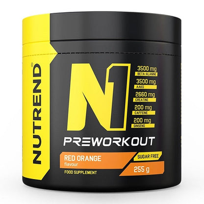 Nutrend N1 Pre-Workout, Red Orange - 255g