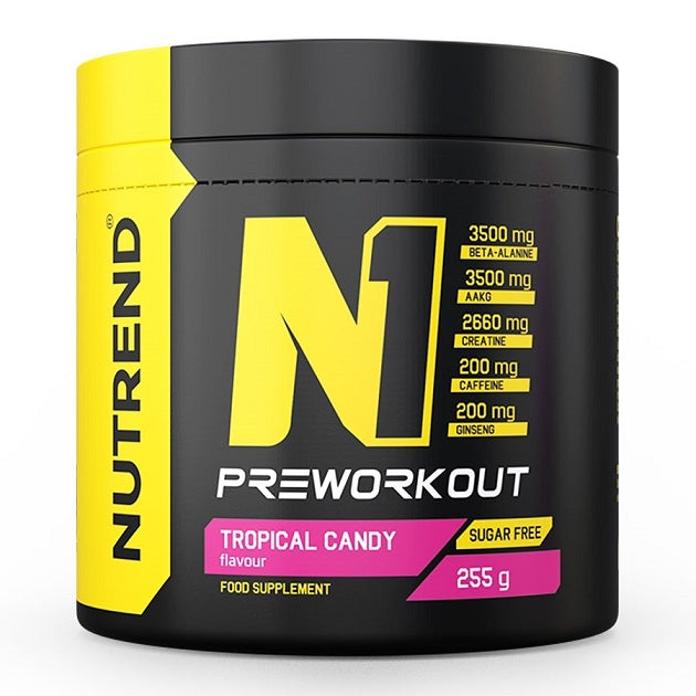 Nutrend N1 Pre-Workout, Tropical Candy - 255g