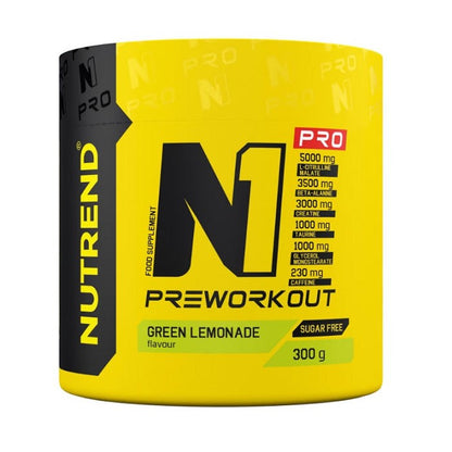 Nutrend N1 Pro Pre-Workout, Green Lemonade - 300g